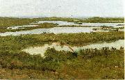 Albert Bierstadt A River Estuary oil painting on canvas